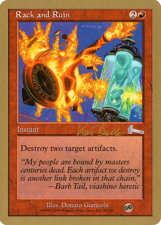 Rack and Ruin card front