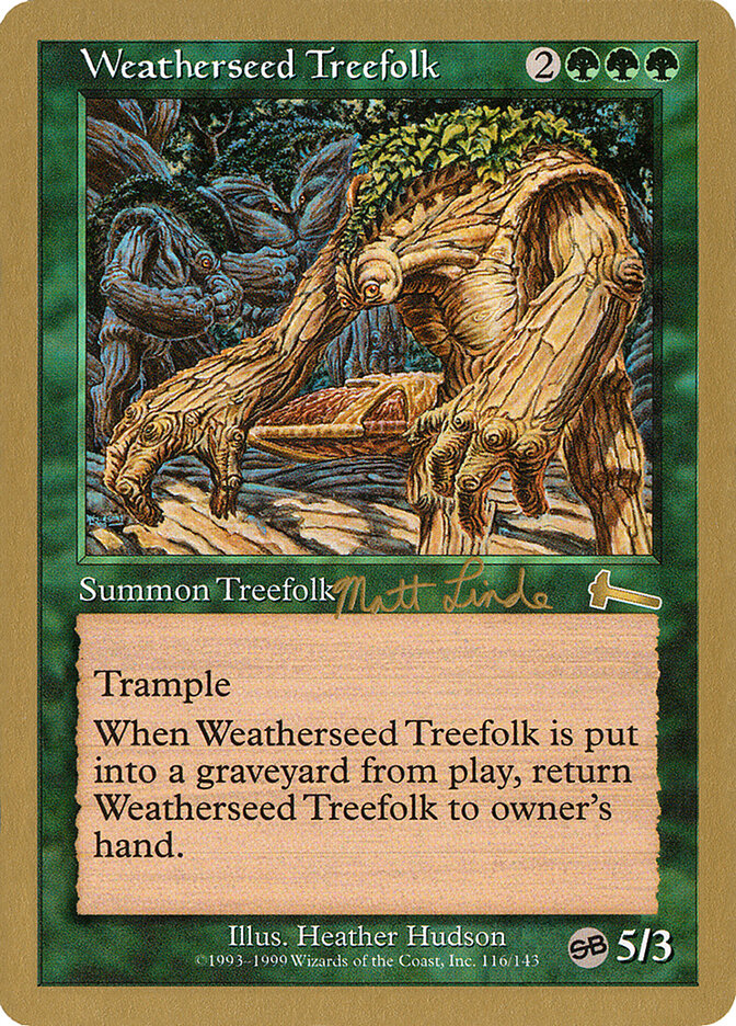 Weatherseed Treefolk card front