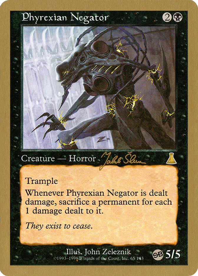 Phyrexian Negator card front