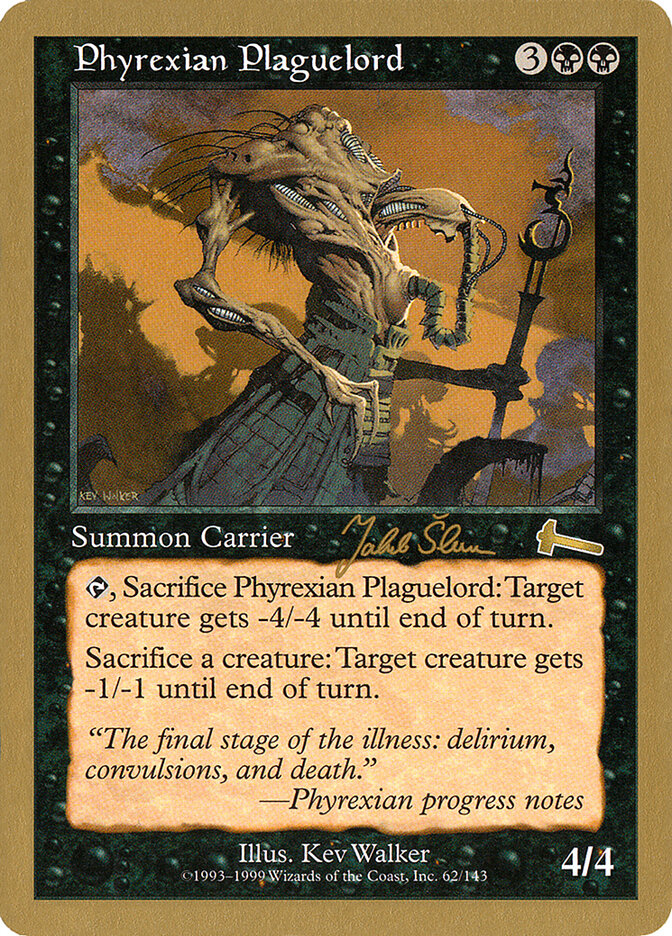 Phyrexian Plaguelord card front