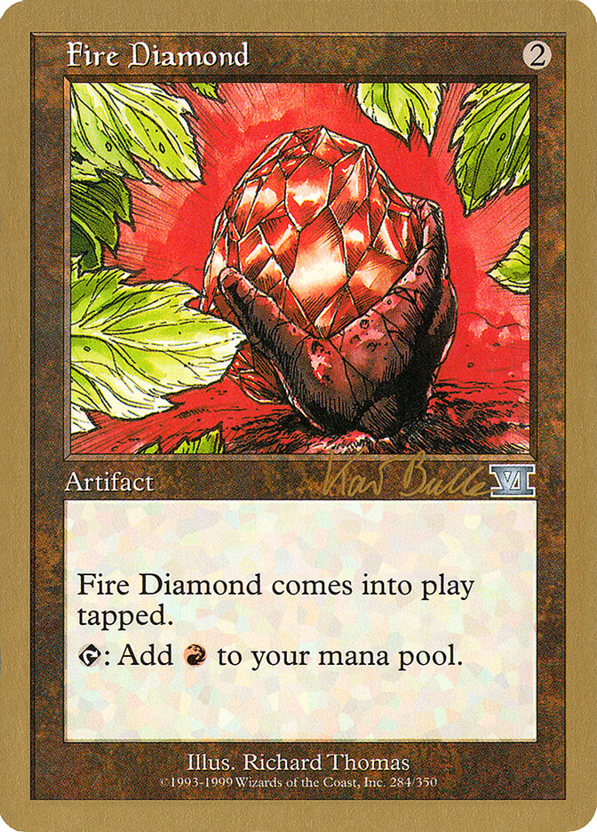 Fire Diamond card front