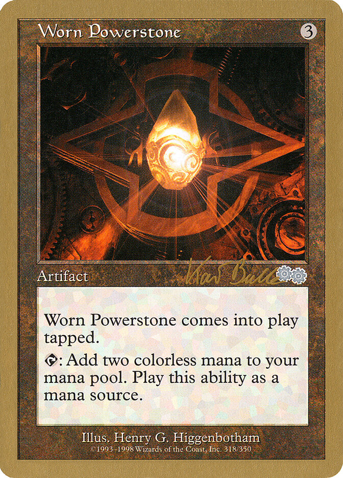 Worn Powerstone card front