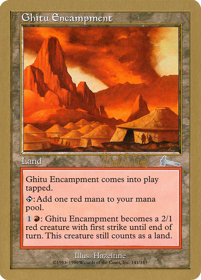Ghitu Encampment card front