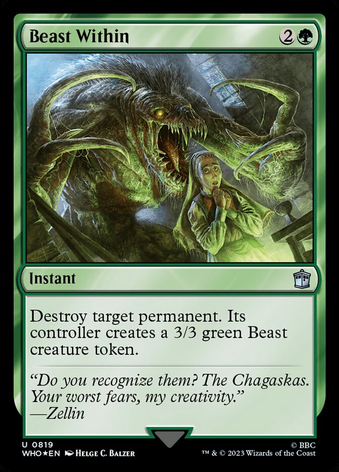 Beast Within card front