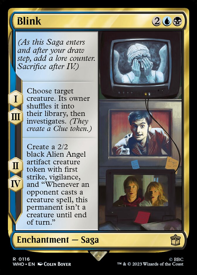 Blink card front