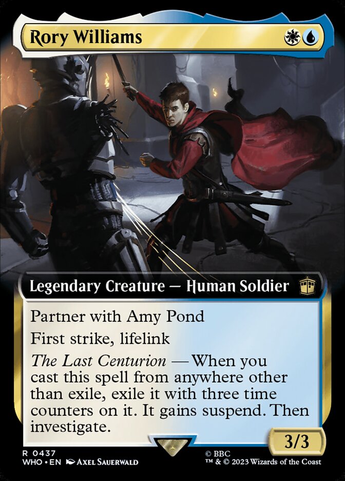 Rory Williams card front