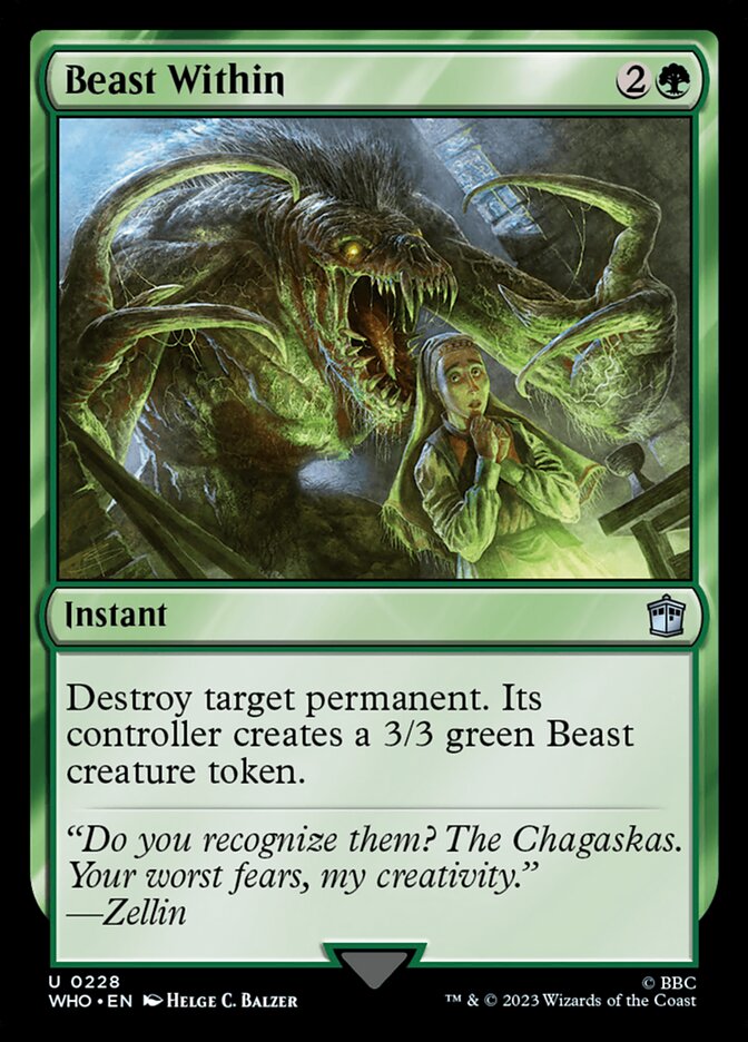 Beast Within card front