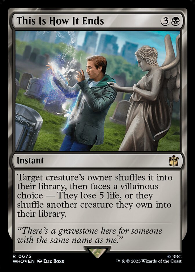 This Is How It Ends card front