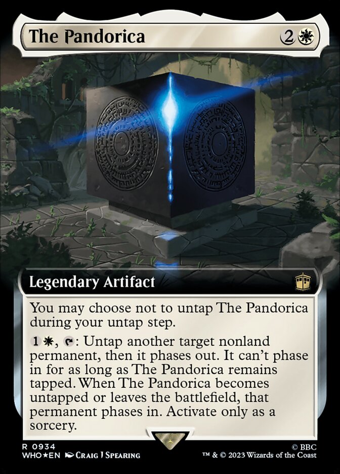 The Pandorica card front