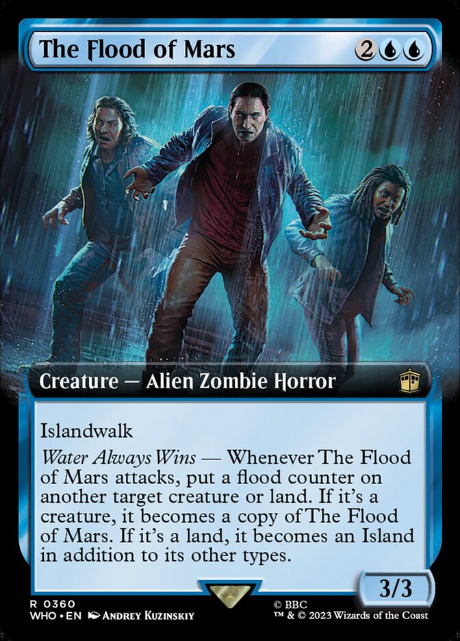 The Flood of Mars card front