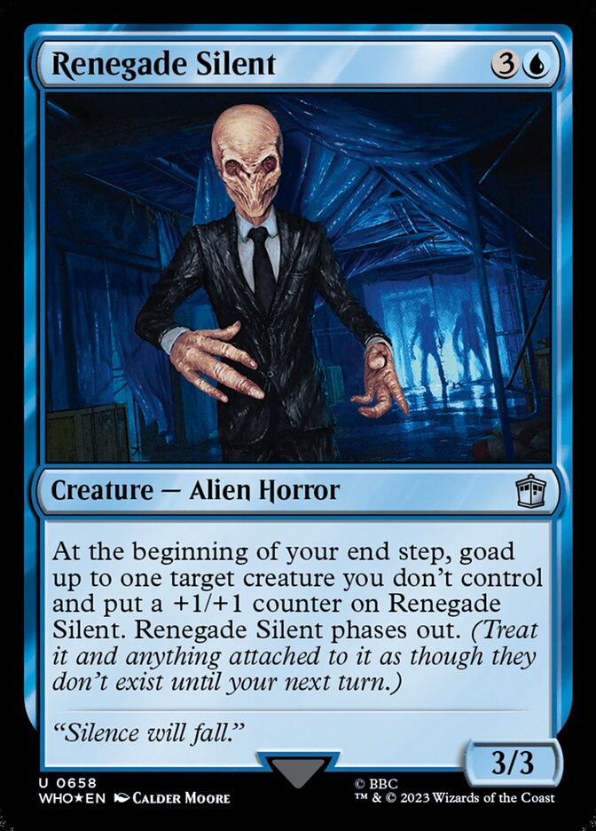 Renegade Silent card front