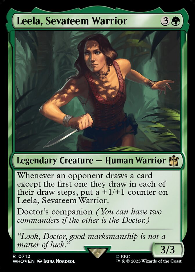 Leela, Sevateem Warrior card front