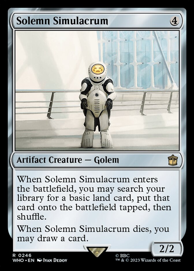 Solemn Simulacrum card front