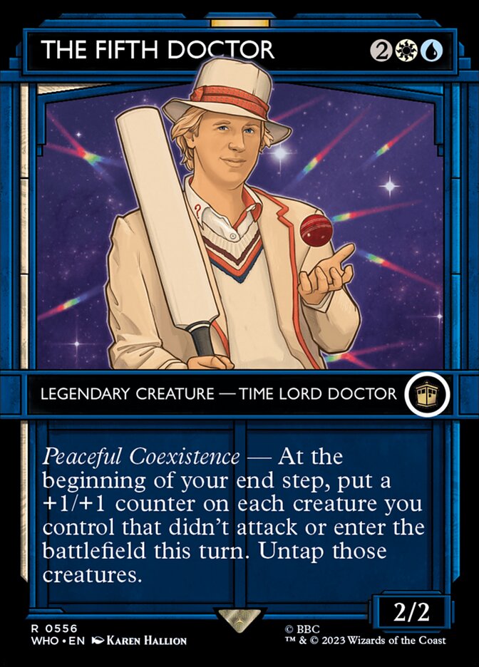 The Fifth Doctor card front
