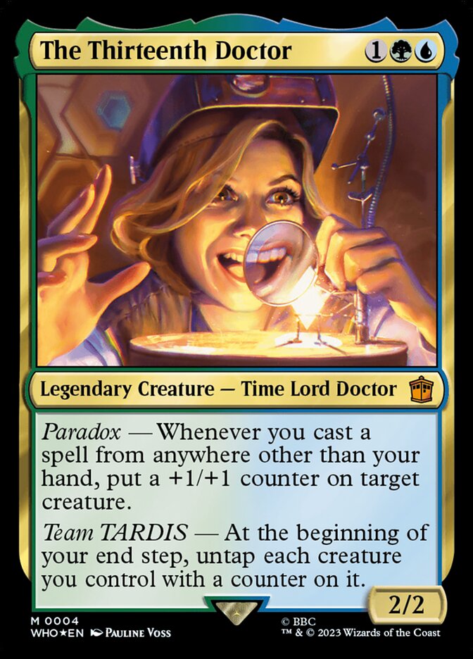The Thirteenth Doctor card front