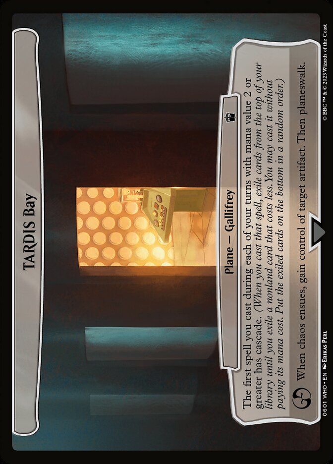 TARDIS Bay card front