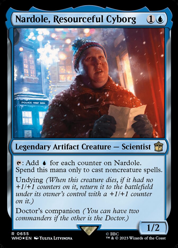 Nardole, Resourceful Cyborg card front