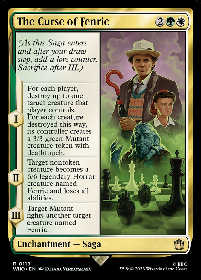 The Curse of Fenric card front