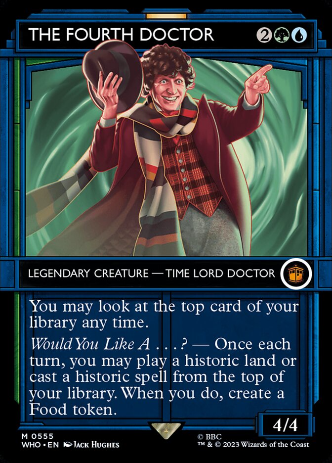 The Fourth Doctor card front