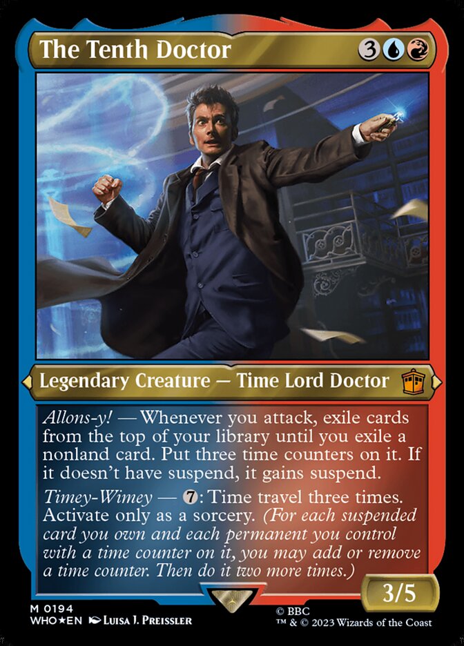 The Tenth Doctor card front