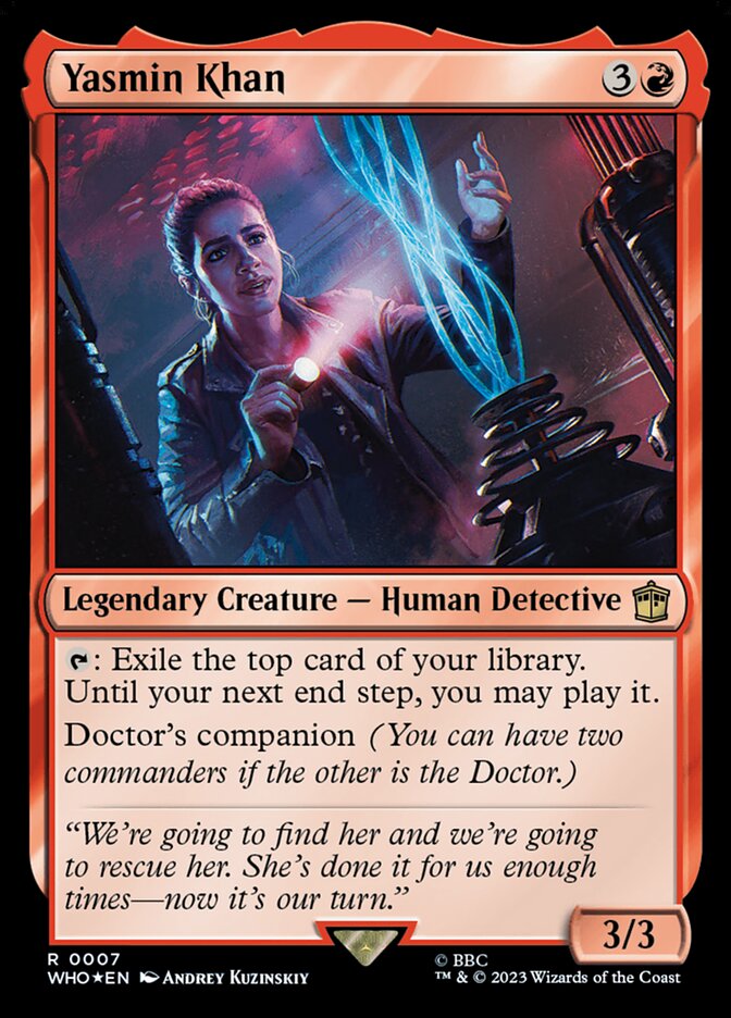 Yasmin Khan card front