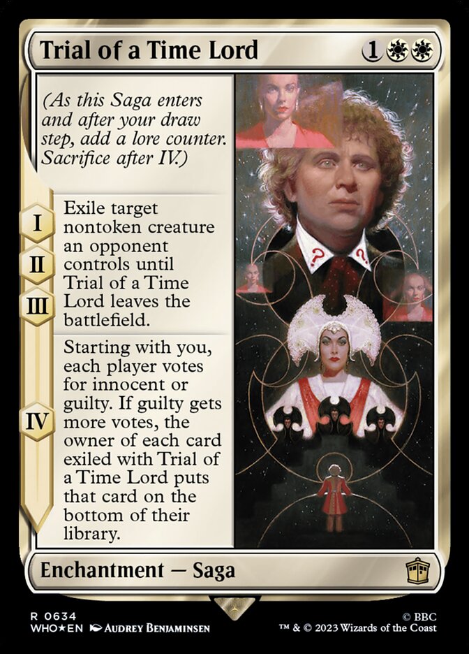 Trial of a Time Lord card front