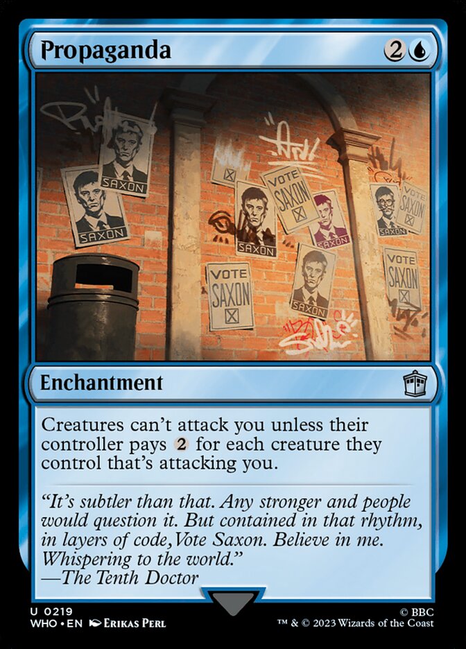 Propaganda card front
