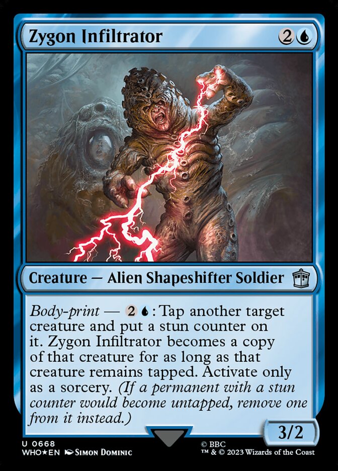 Zygon Infiltrator card front