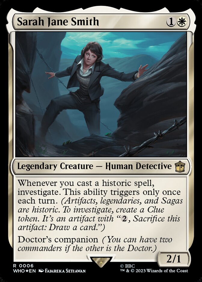 Sarah Jane Smith card front
