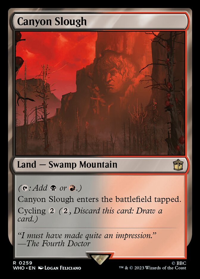 Canyon Slough card front