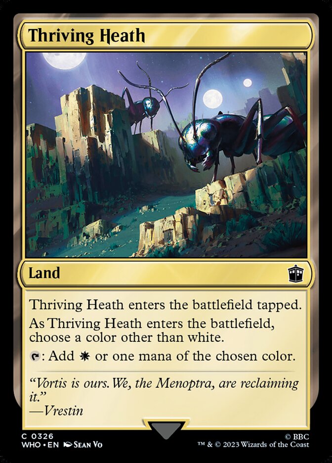 Thriving Heath card front