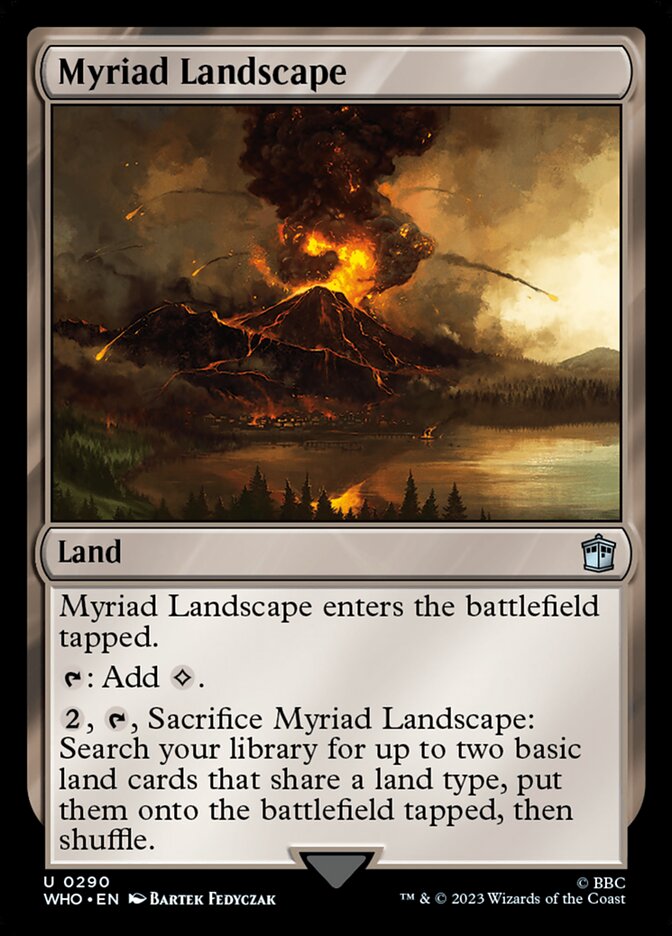 Myriad Landscape card front