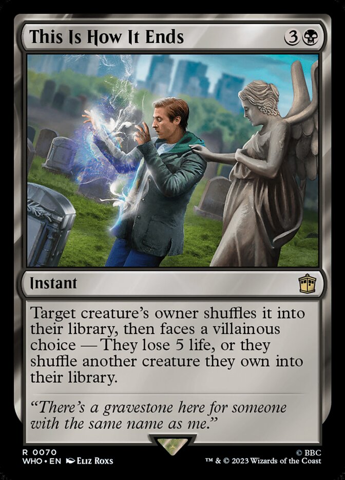This Is How It Ends card front