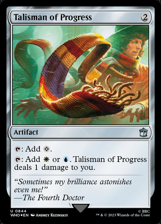 Talisman of Progress card front