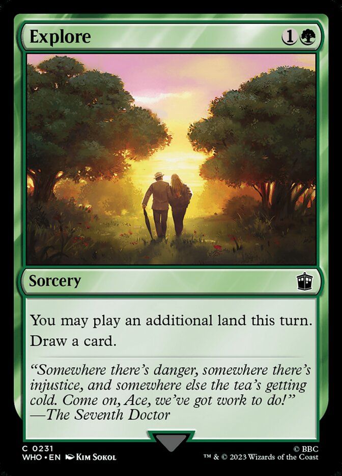 Explore card front