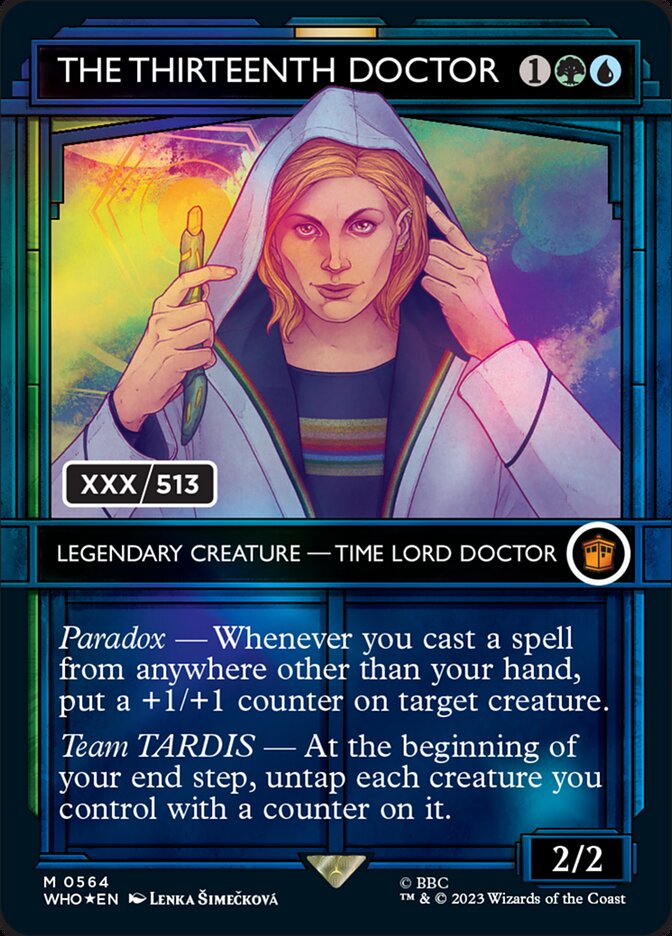 The Thirteenth Doctor card front