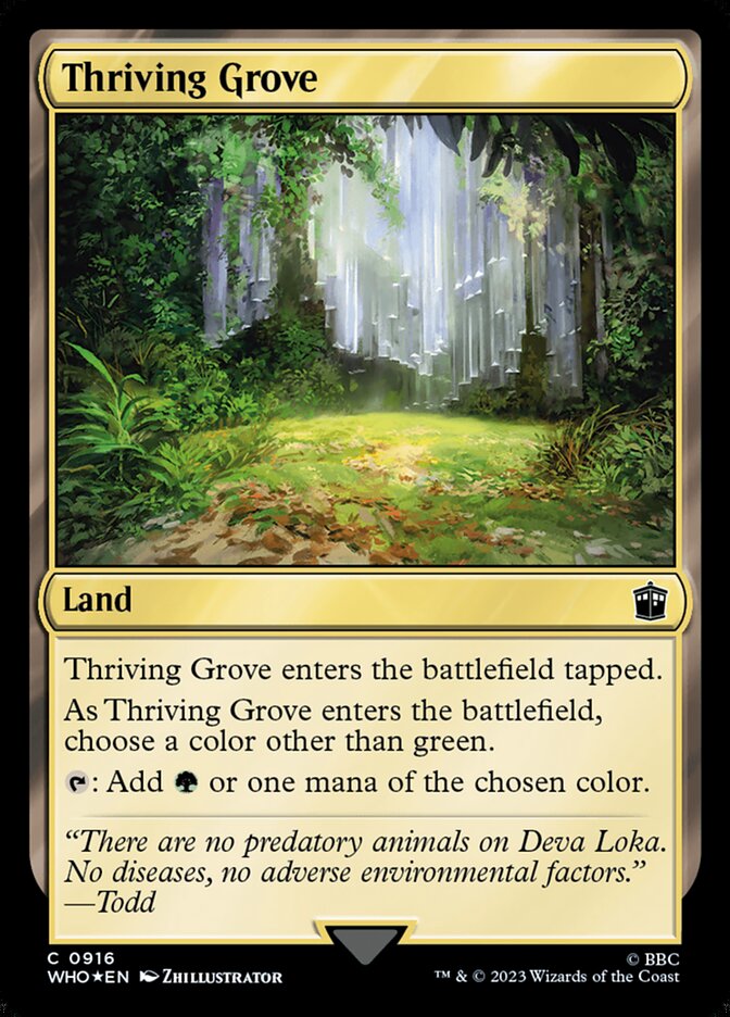 Thriving Grove card front