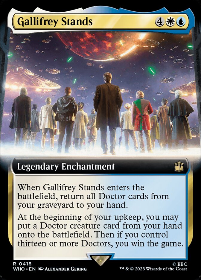 Gallifrey Stands card front