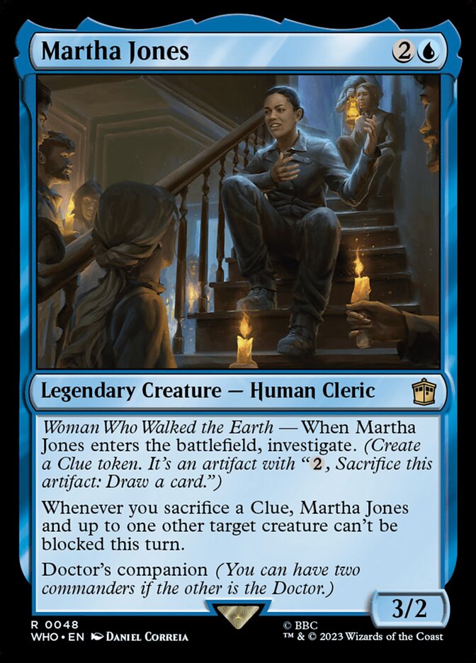Martha Jones card front