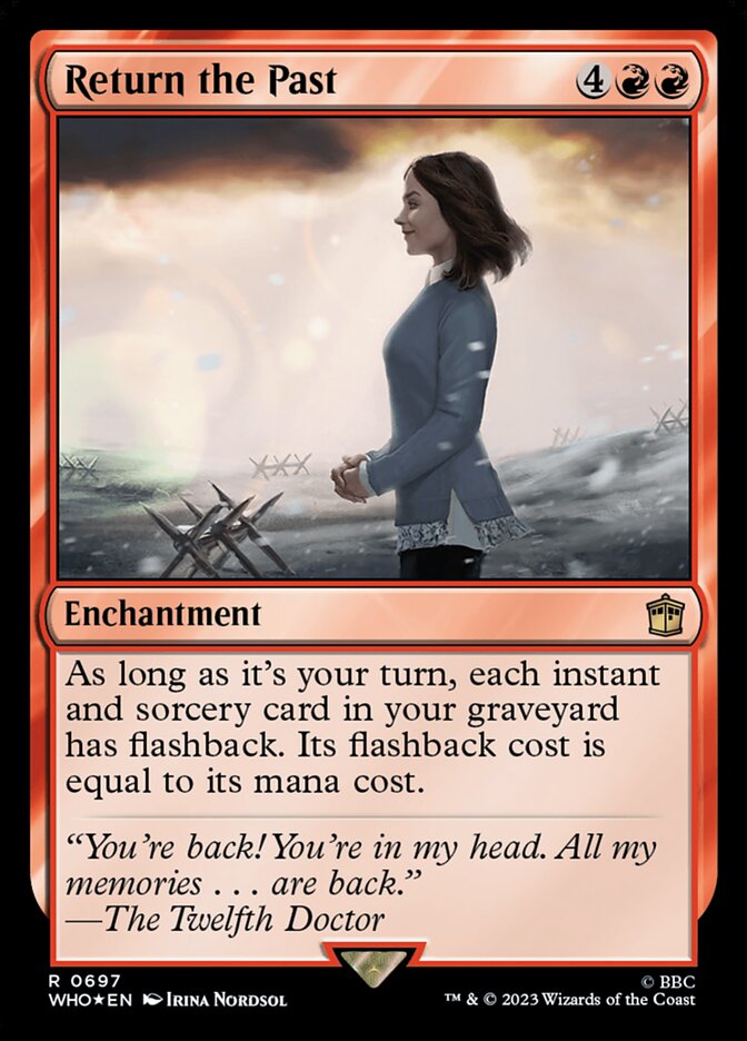 Return the Past card front