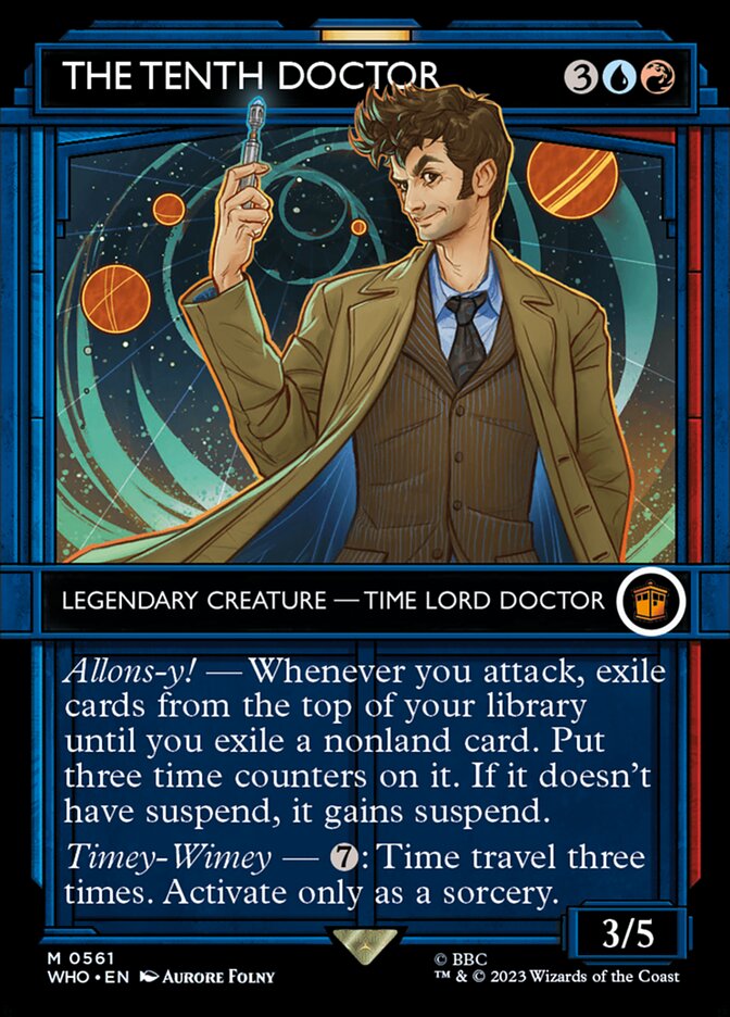 The Tenth Doctor card front