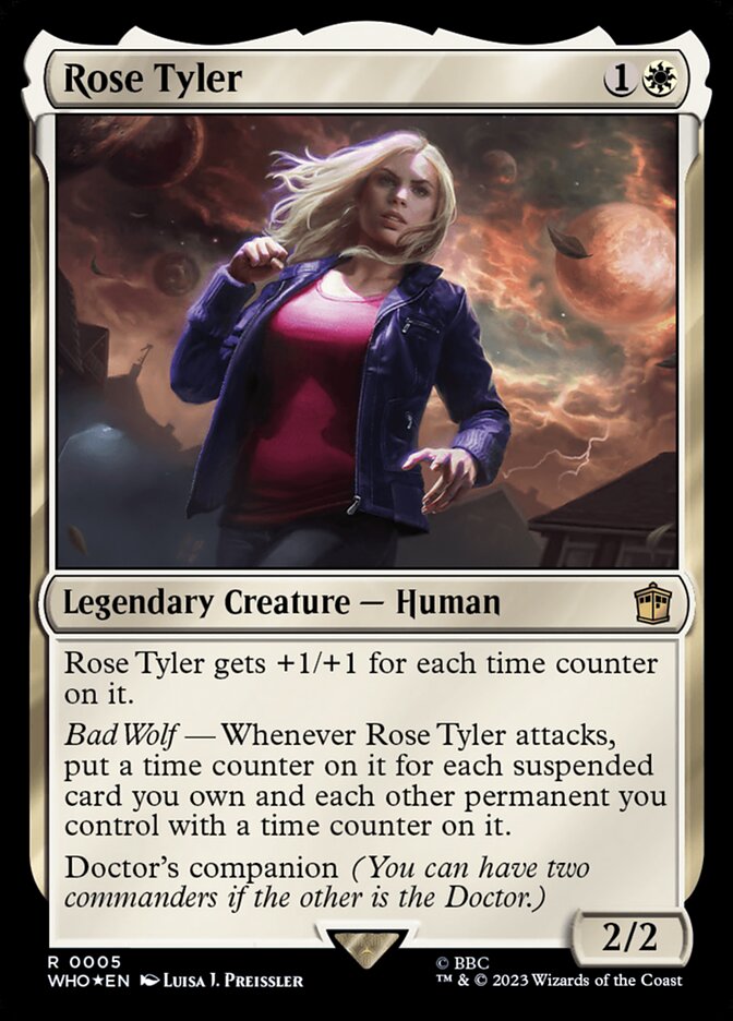Rose Tyler card front