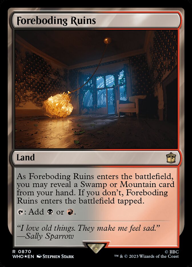 Foreboding Ruins card front