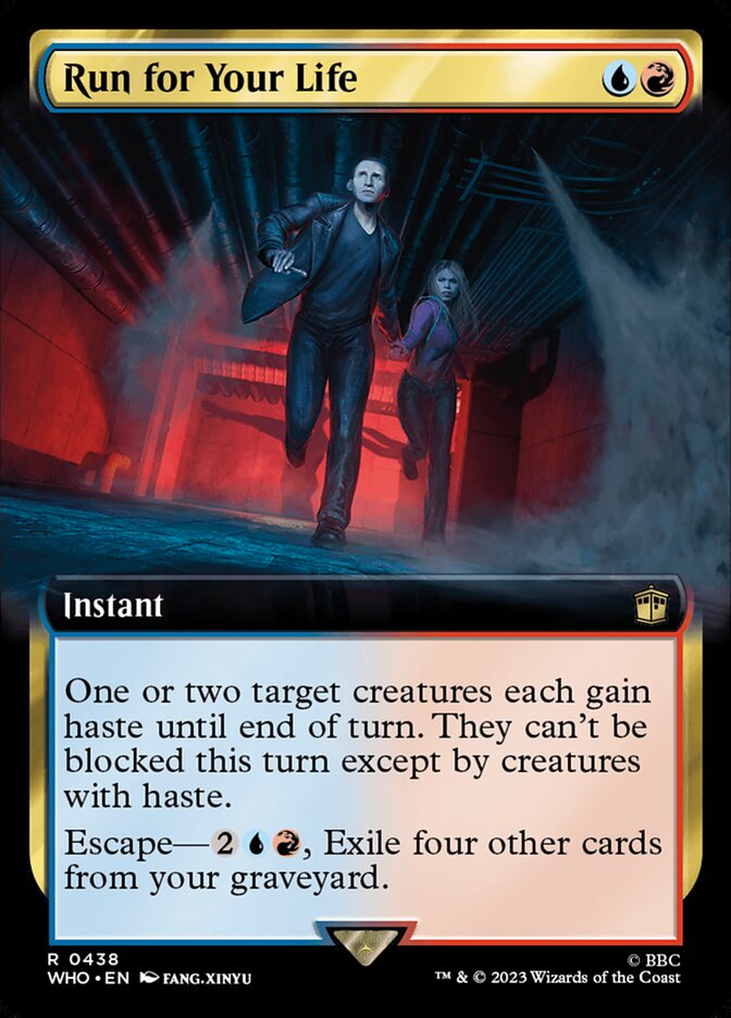 Run for Your Life card front