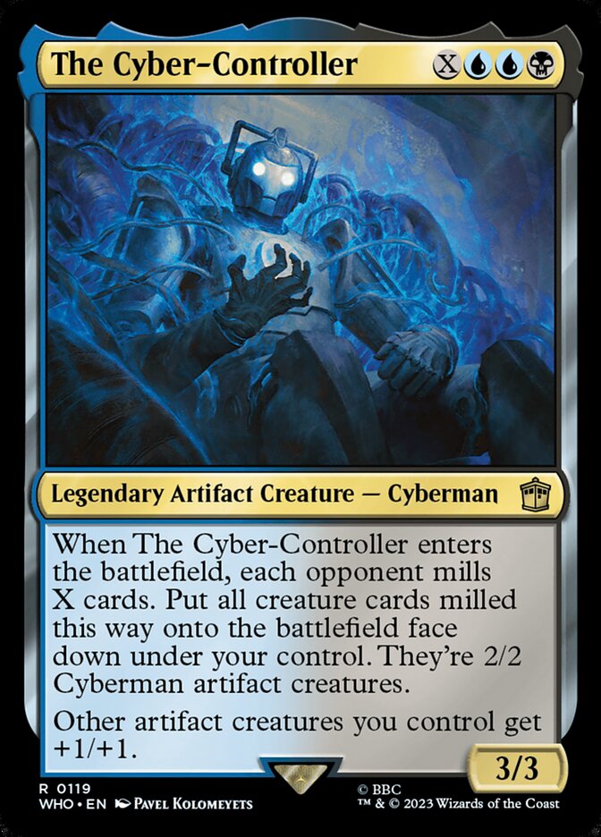 The Cyber-Controller card front