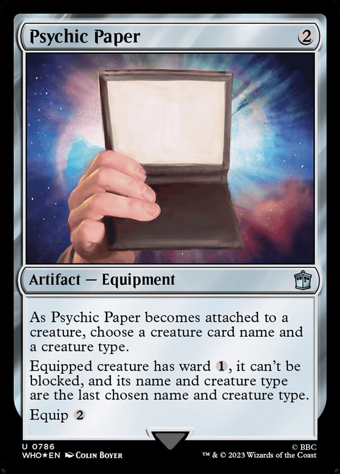 Psychic Paper card front