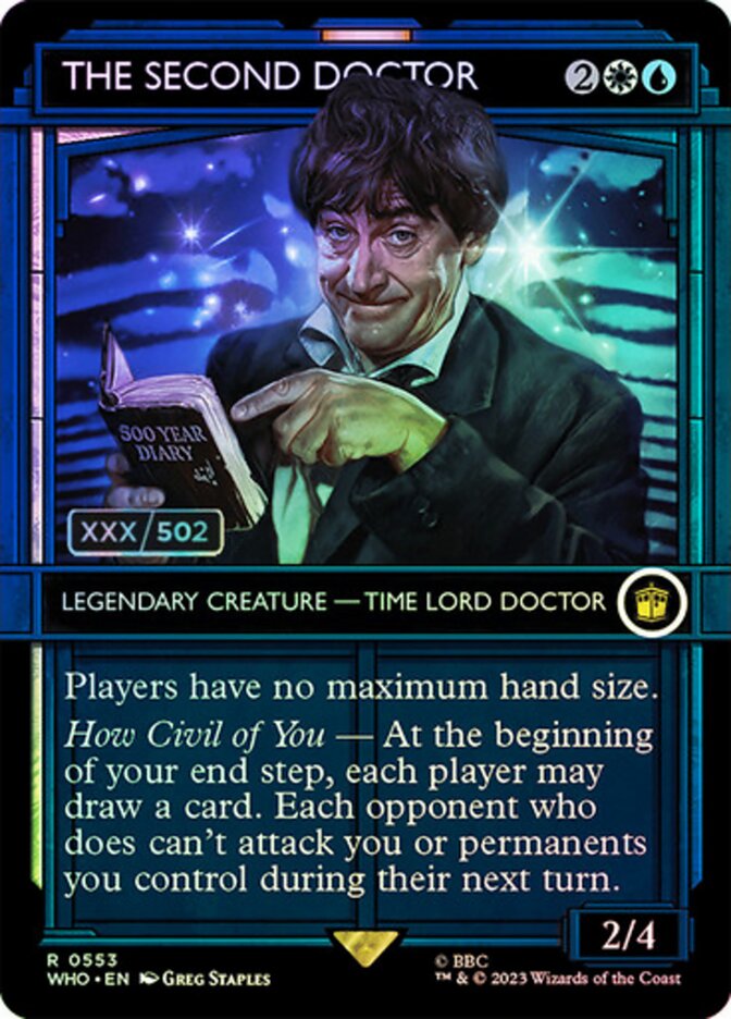 The Second Doctor card front
