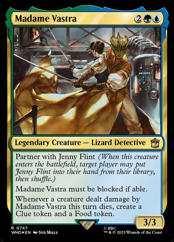 Madame Vastra card front