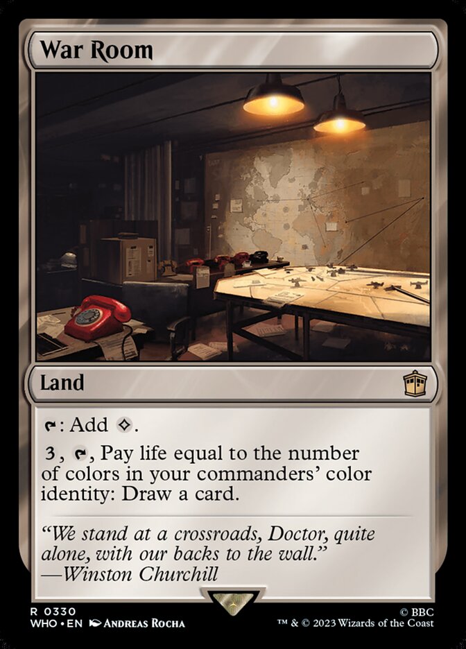 War Room card front