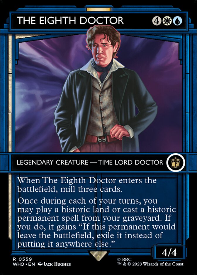 The Eighth Doctor card front